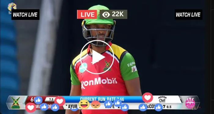 CPL T20 2023 Live – JT vs GAW Live Streaming Free – Star Sports Live Match – Jamaica Tallawahs vs Guyana Amazon Warriors Live Qualifier 2 CPL Match Today Online