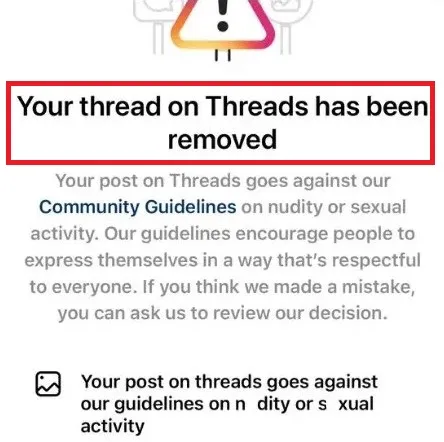 What To Do If Your Thread On Threads Has Been Removed